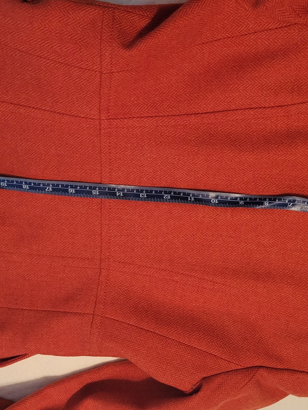 J. Crew Orange Coral Rounded Collar Wool-Blend Blazer - Picture 4 of 9